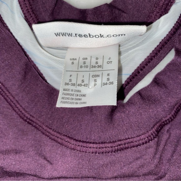 NEW Reebok Crop Tank Top with Shelf Bra - Size S - Picture 5 of 7